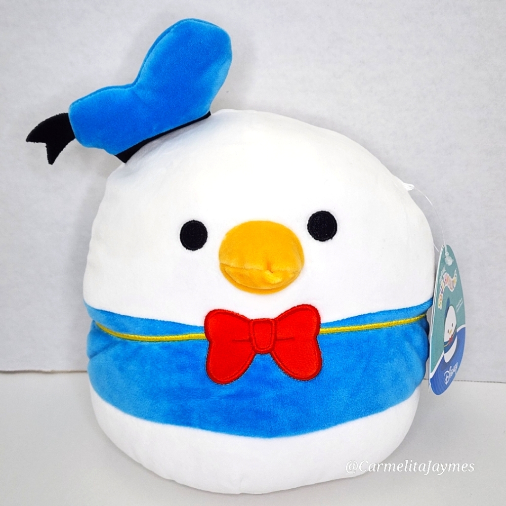 DONALD DUCK 🦆🧢 Disney's White Duck w Blue hat & Shirt Original Squishmallow